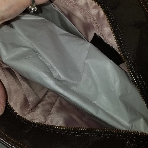 VINTAGE COACH GALLERY ZIP PATENT LEATHER - Picture 11 of 11